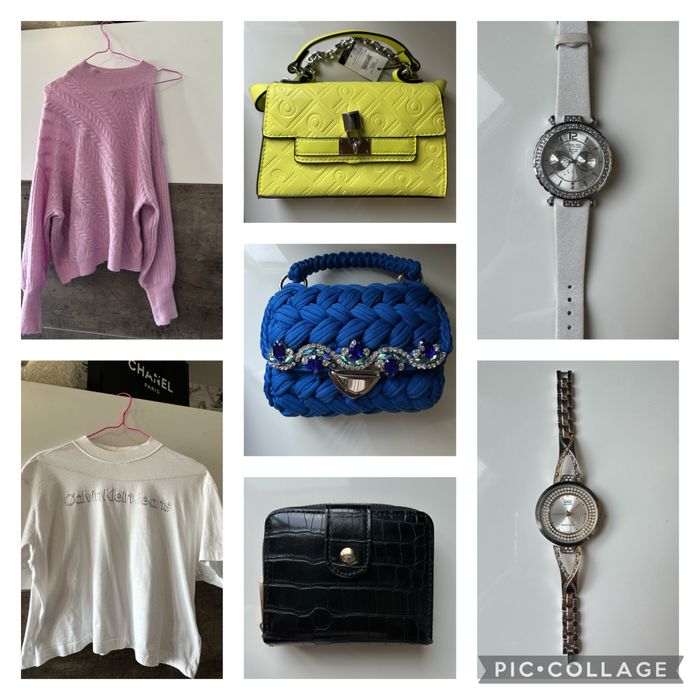 Блузи, чанти, часовници