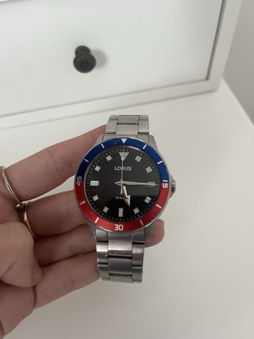 Ceas barbatesc Quartz Argintiu