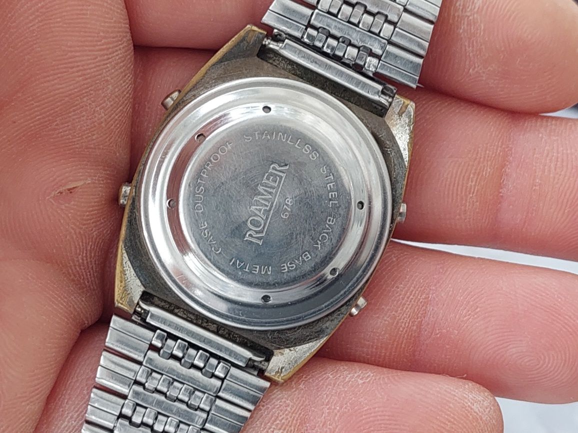 Ceas vintage Roamer LCD Melody perfect functional, colectie