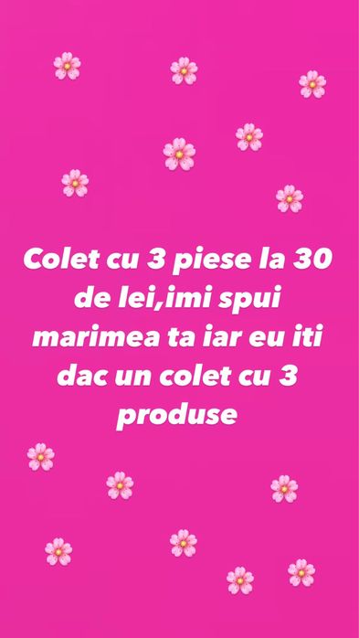 Colet cu 3 piese