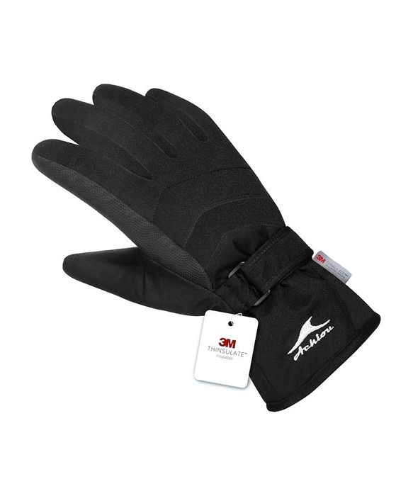 Manusi de ski barbati, 3M Thinsulate, Achiou, XL, negru