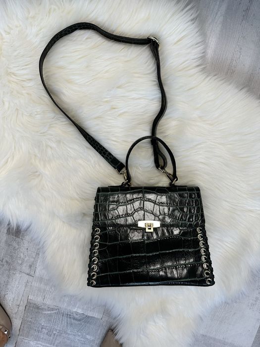 Geanta din piele Massimo Dutti