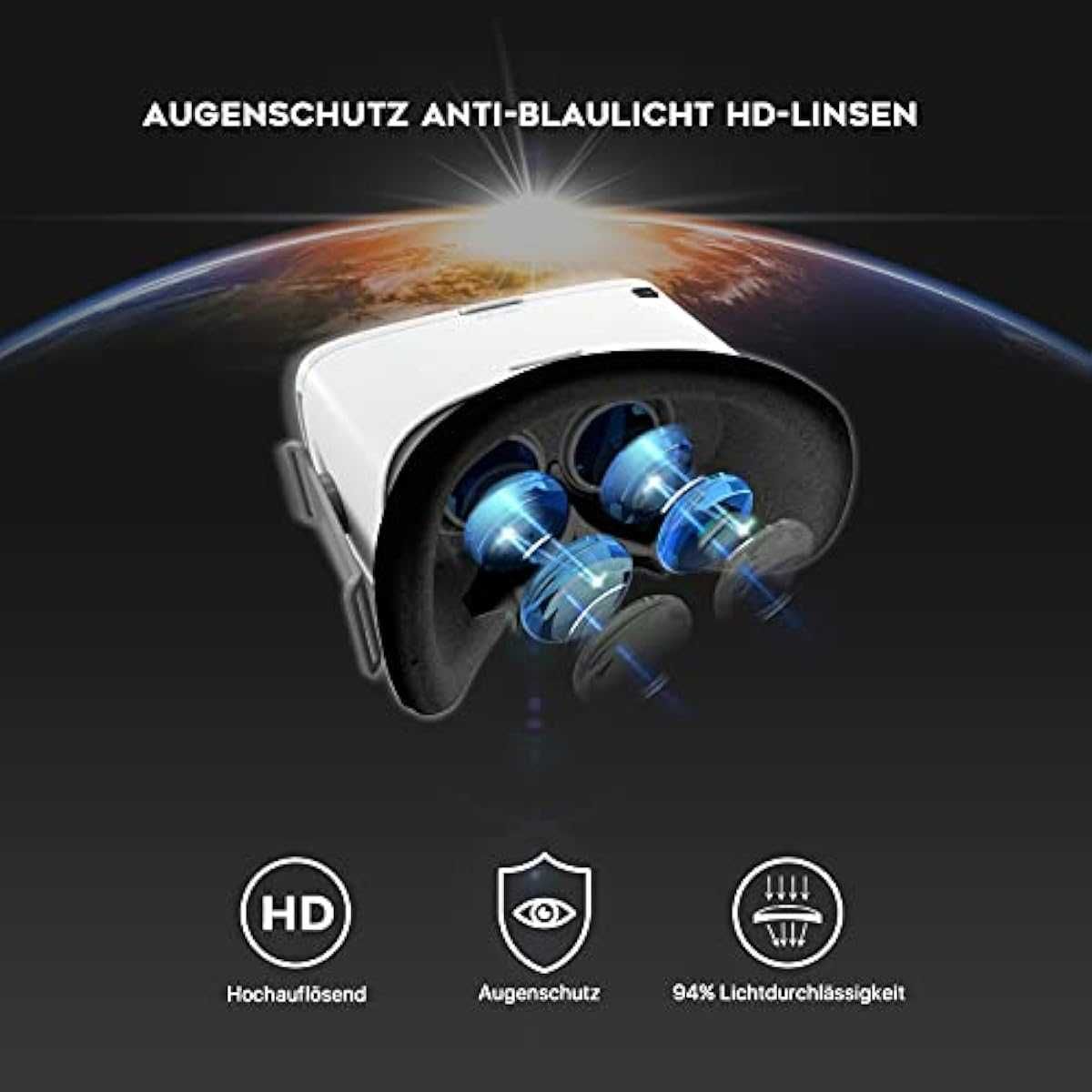 DESTEK V5,VR Headset за виртуална реалност 2024,VR