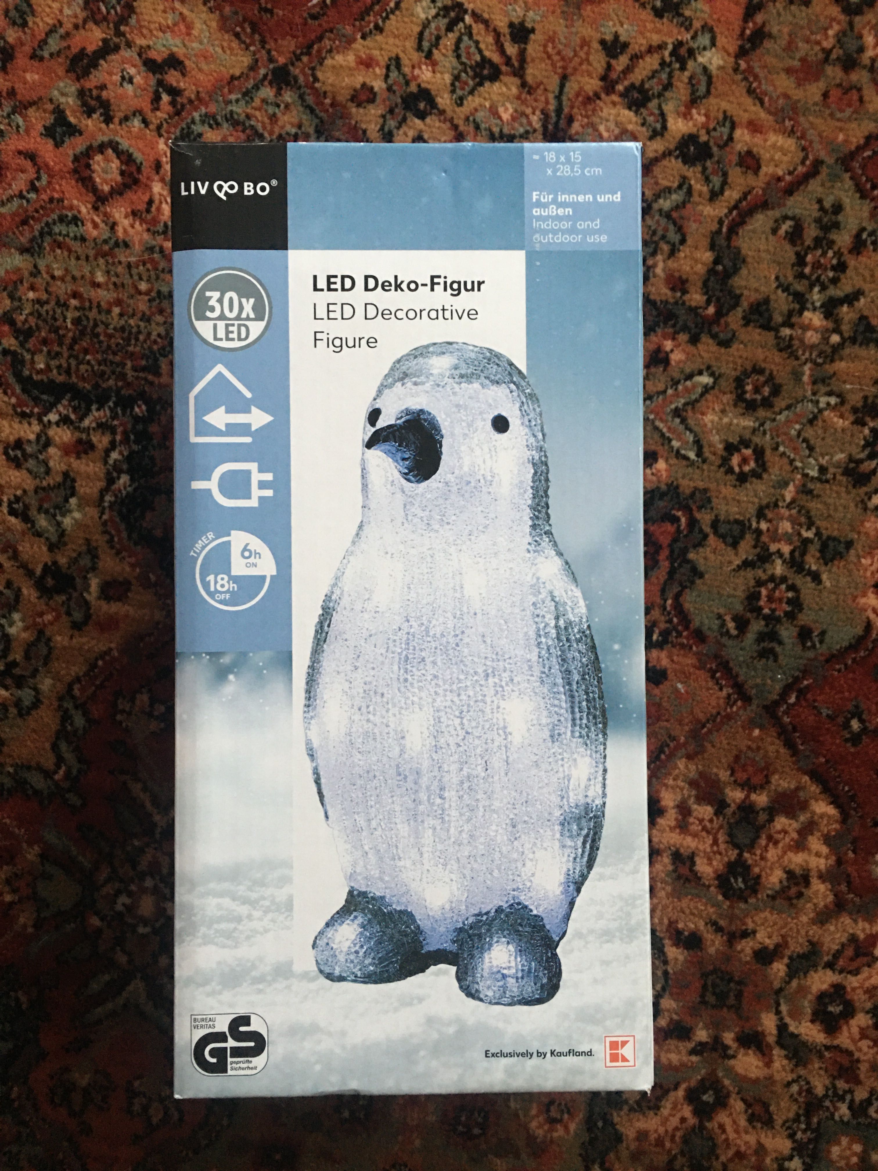 Lampa led pinguin, interior exterior, nefolosita. Noua costa 300 lei