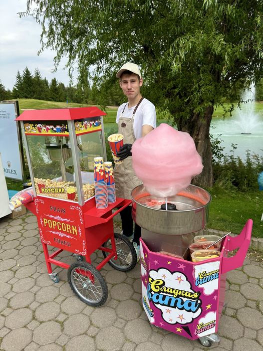 Сладкая Сахарная Вата Попкорн Мороженное на выезд!