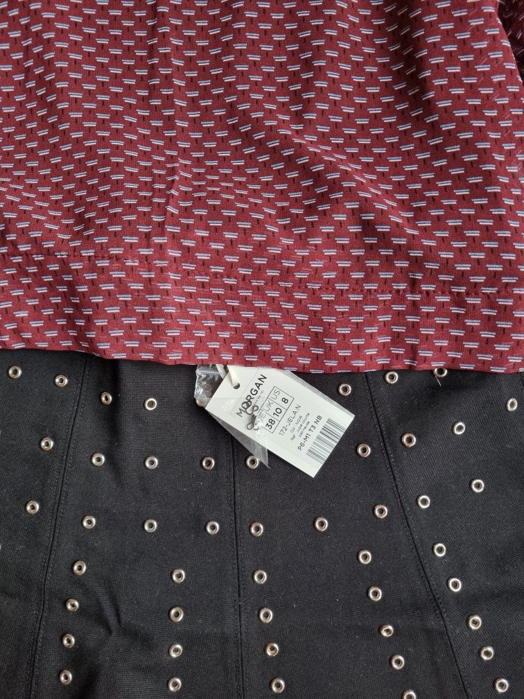 Пола с капси Morgan-размер M и блуза Mango-размер S, нови, с етикет