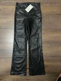 Pantaloni zara nou cu eticheta piele marime s