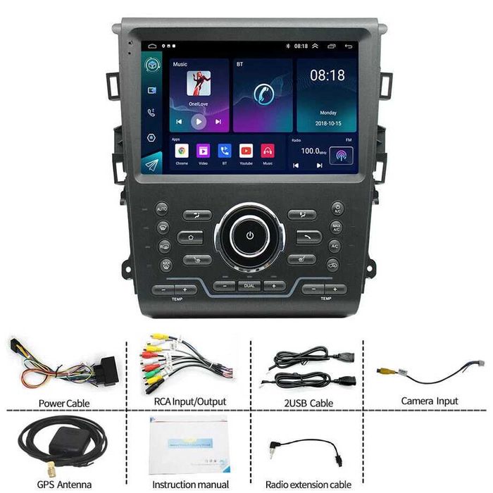 Ford Mondeo MK5 Android 13 Мултимедия