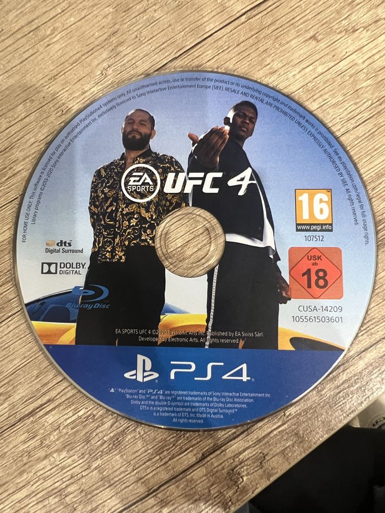 Продаю UFC4 для ps4