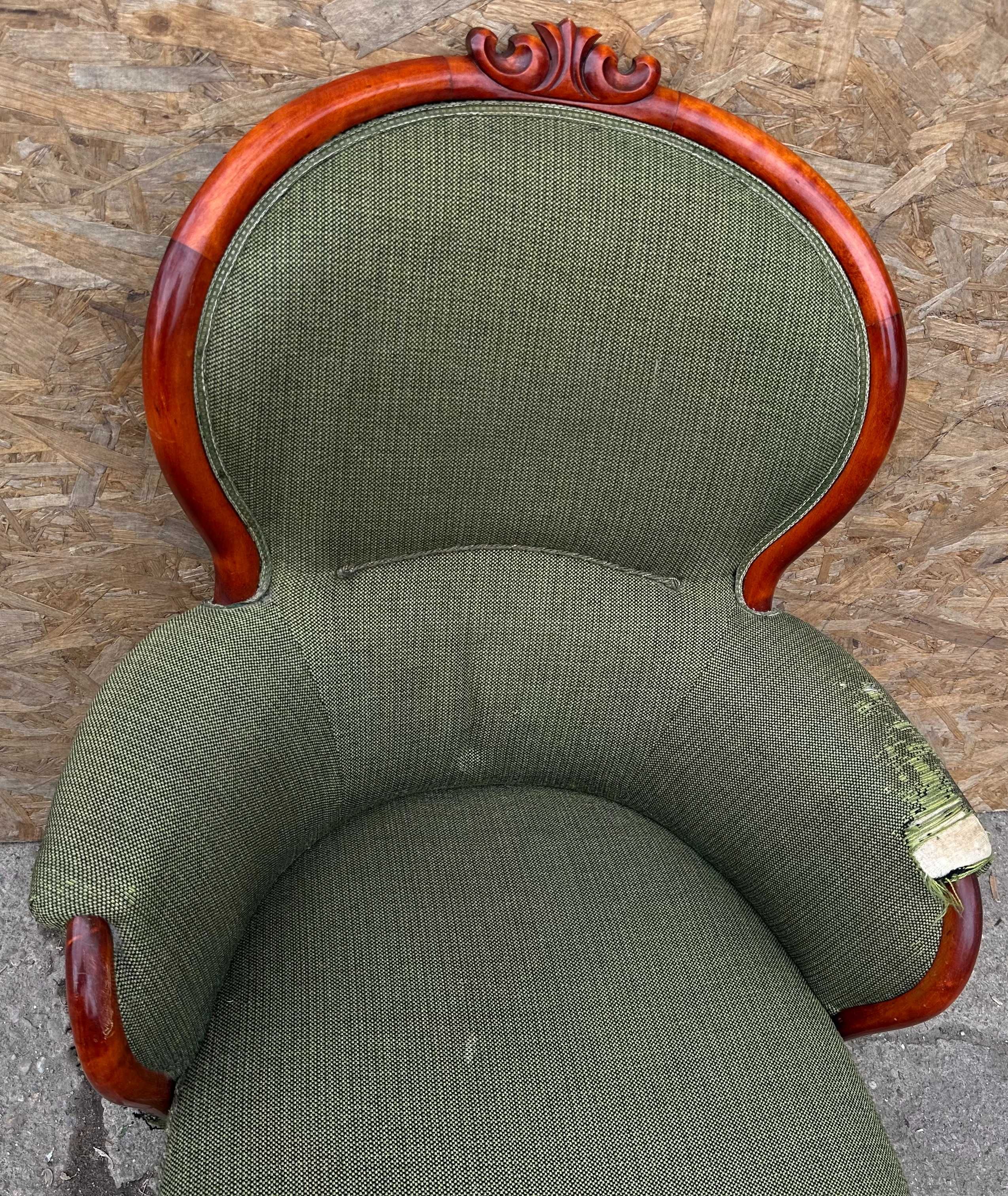 Fotoliu Vintage Stil Louis Philippe; Fotoliu confortabil
