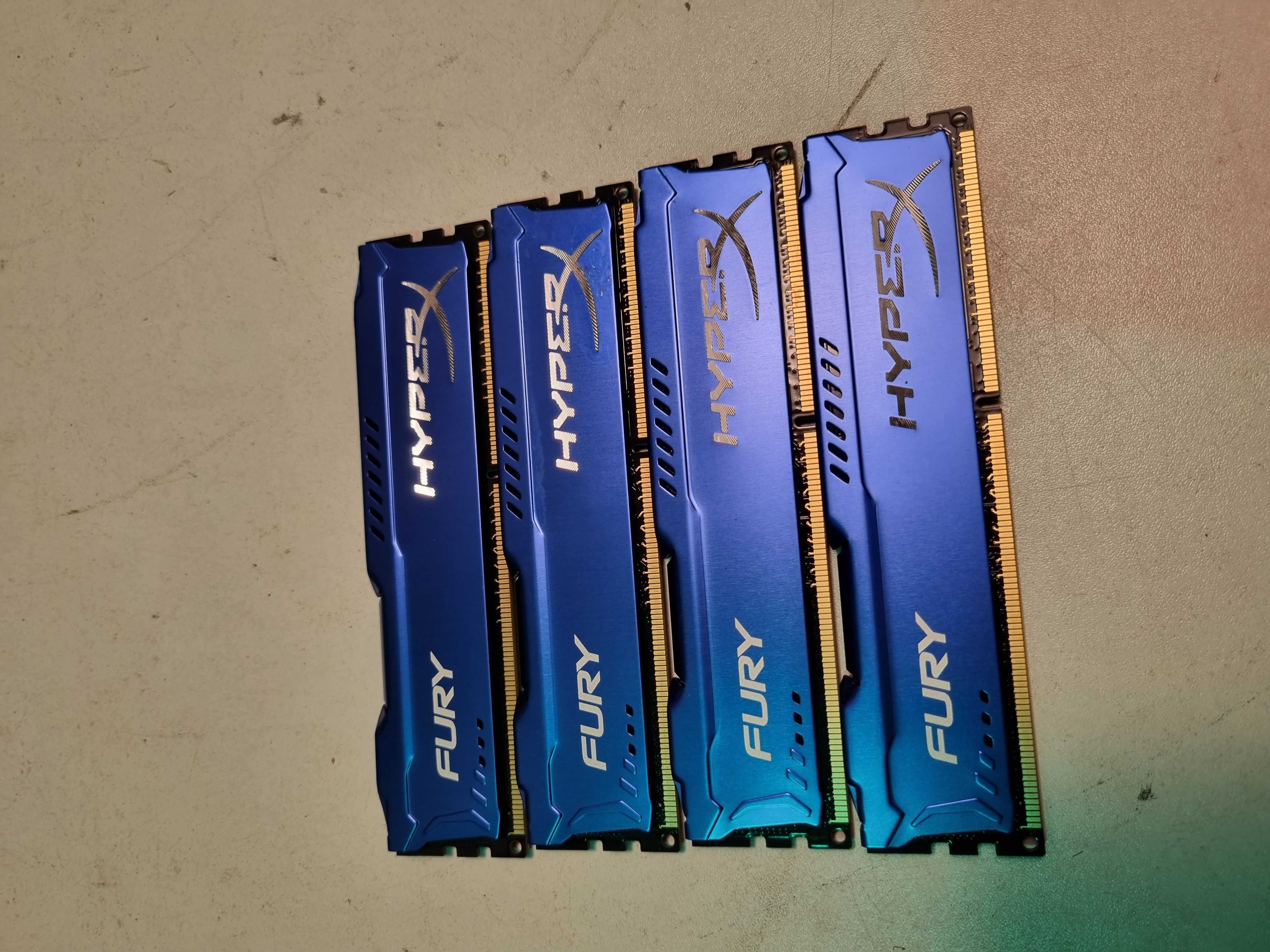 Rami 16gb DDR3 Kingston Fury Hyper X 1600mhz