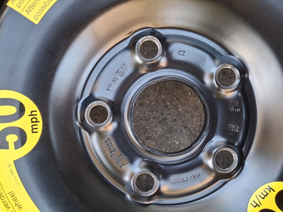 Vand Rezerva Slim 5x112 R 16 125 70 16 Golf Passat Skoda Seat  Audi