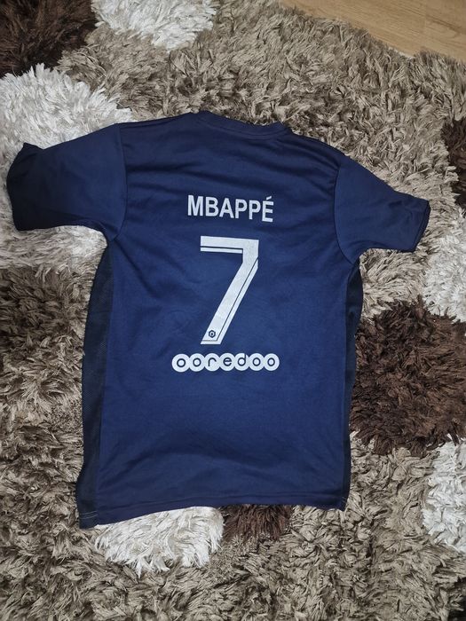 Tricou PSG Kylian Mbappé #7, mărime 176 (S-M)