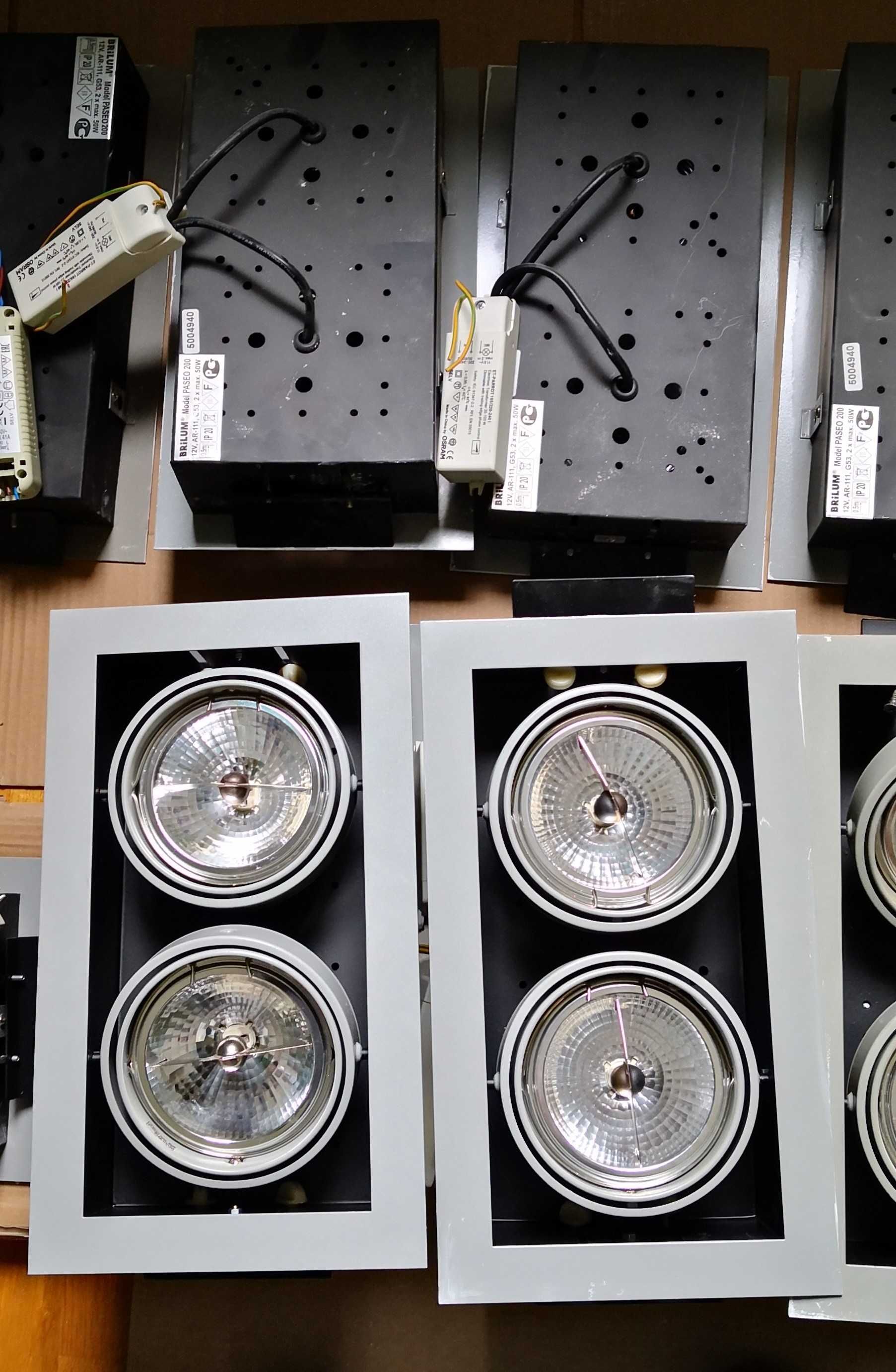 Spot incastrat 2 module (16 buc.)