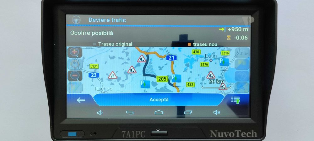GPS NuvoTech iGO Truck Harti 2024 Traffic On 1GB RAM 16GB+64GB SIGILAT