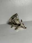MINIATURA STATUETA Laminata ARGINT 925 - CAINE - Mic - Vintage !