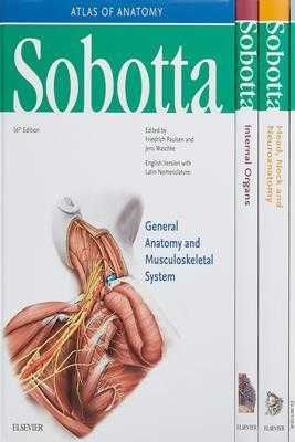 Atlas de anatomie Sobotta ediția 16 2018, English/Latin - 3 volume