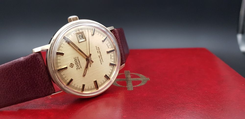 Ceas de aur Zodiac Kingline 36.000 chronometer