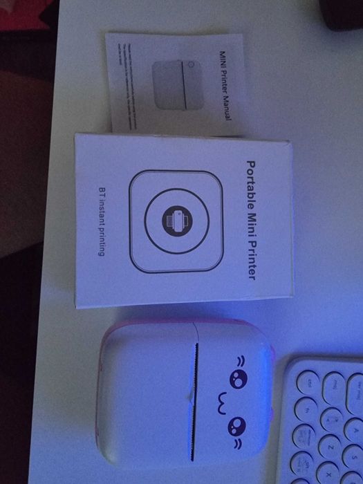 mini imprimanta termica de etichete autocolante