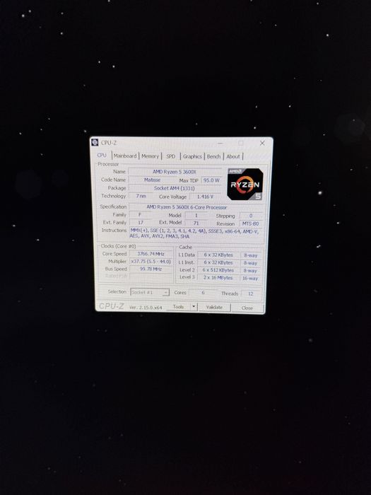 PC Gaming Ryzen 5 3600x, RX6600