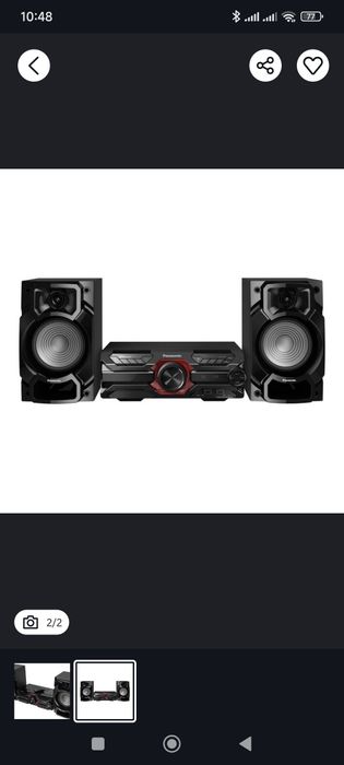 Продается Panasonic sc-akx 200