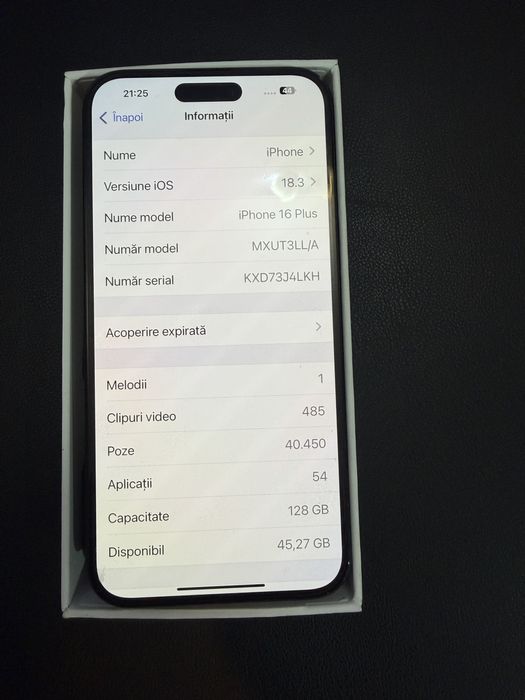 Iphone 16 plus 128 GB