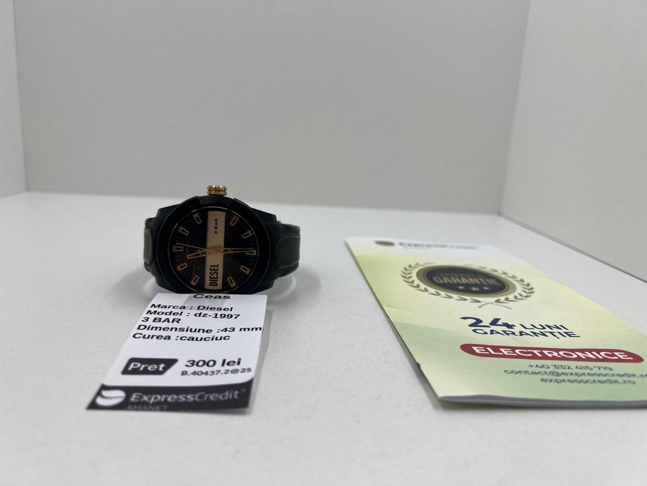 Ceas Diesel dz-1997 (AG25 Belvedere B.40437.2)Garantie 2 ani!