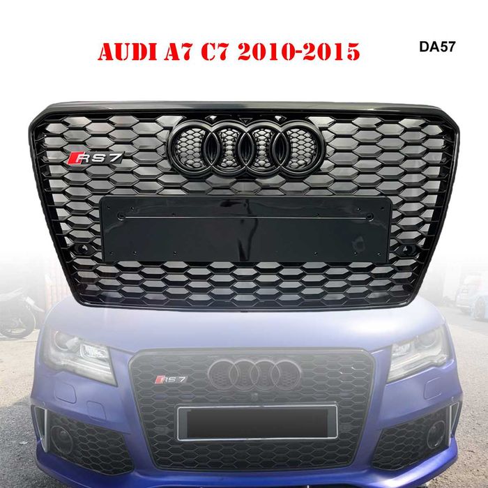 Tuning Grila Frontala Sport Neagra Bara Față Tip RS AUDI A7 C7 10-15