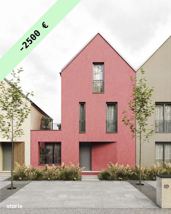 Casa PIET, 797 euro/mp, ColinaPark ZMOradea, nZEB+Bonus 2 parcari