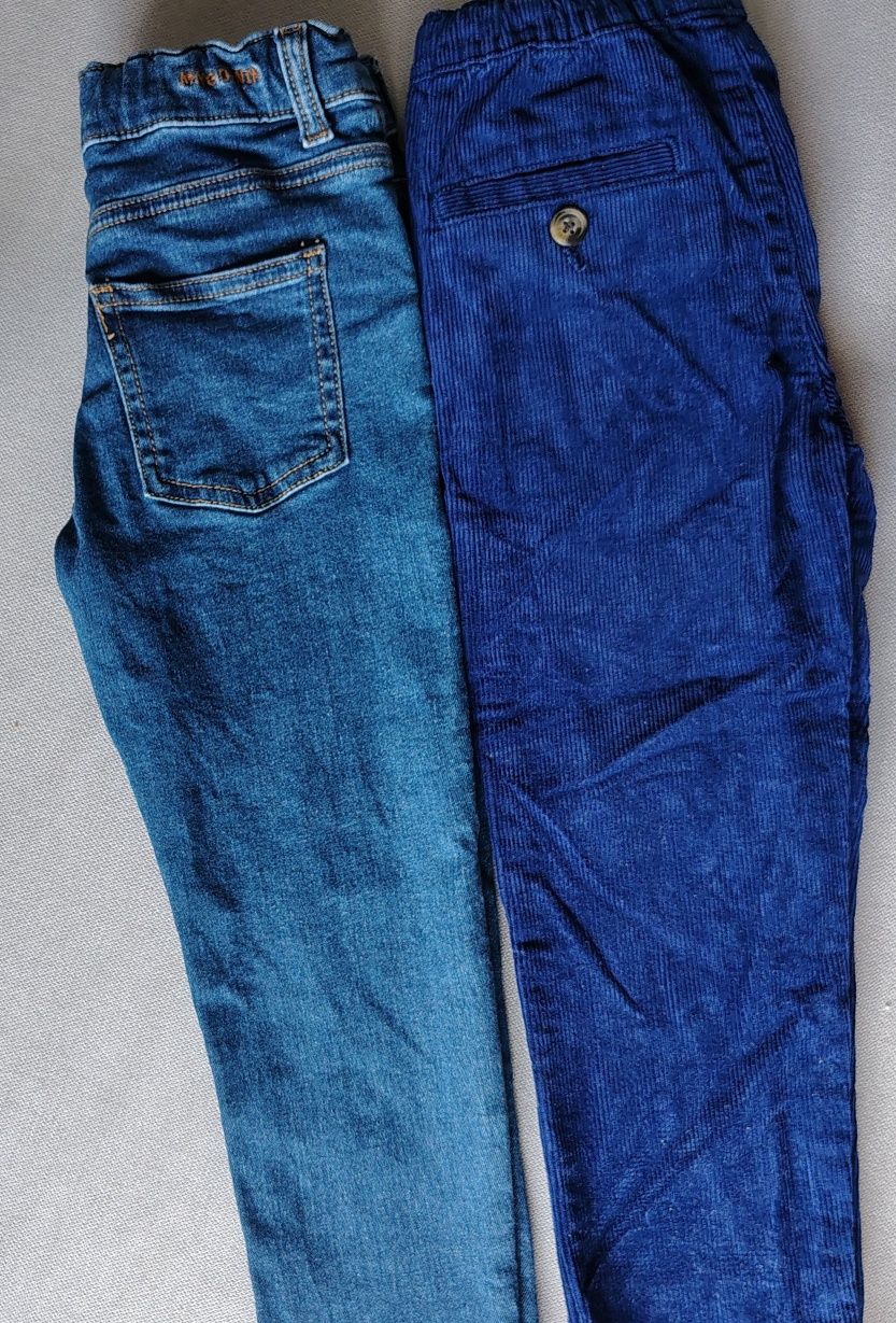 Джинси Next и дънки Mango за момче 110 см, 4-5 г