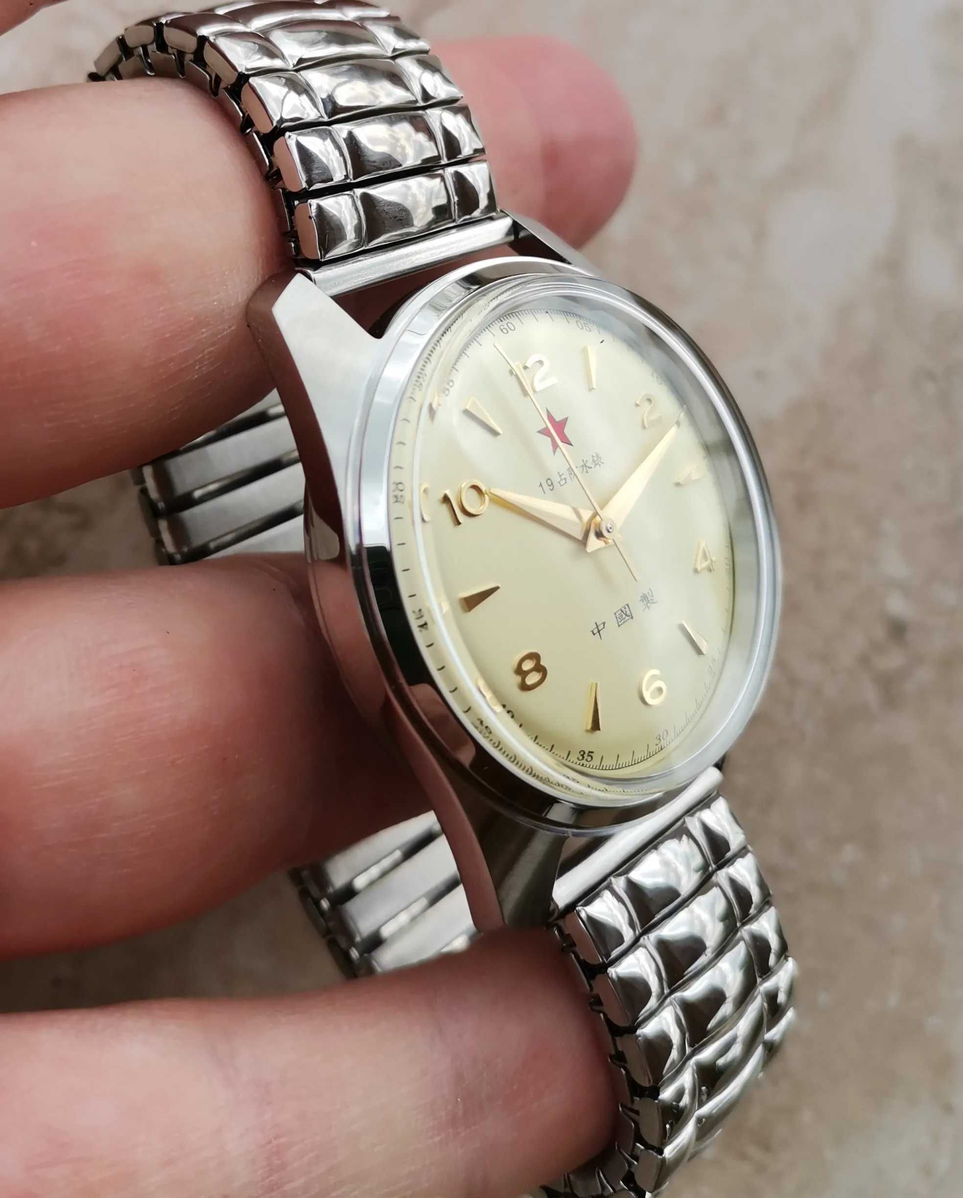 Ceas Retro Merkur Pilot 1963 mecanic Seagull 38 mm