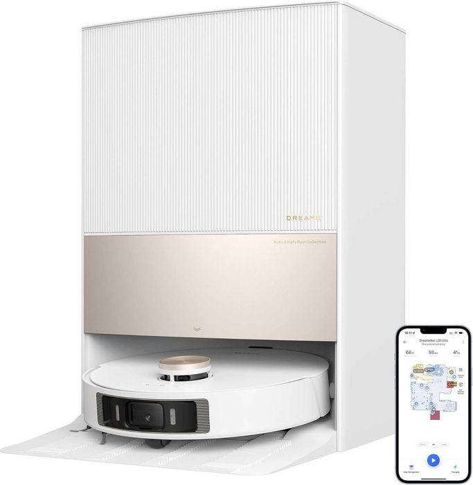 Прахосмукачка робот Dreame L20 Ultra COMPLETE RLX41CE-1, до 180 минути