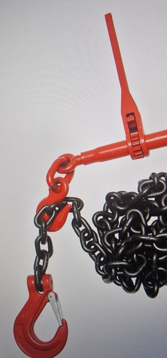 Lant ancorare pentru utilaje grele cu dispozitiv de tensionare pe clic