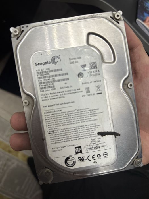 жесткий диск 500гб