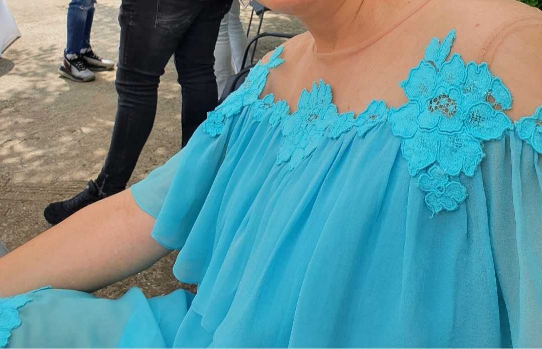 Rochie Nissa matase naturala