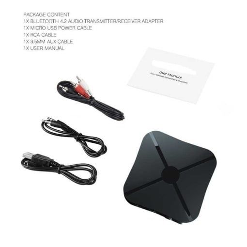Audio Receptor și Transmiter cu baterie integrata 2in1 transmiter&rec