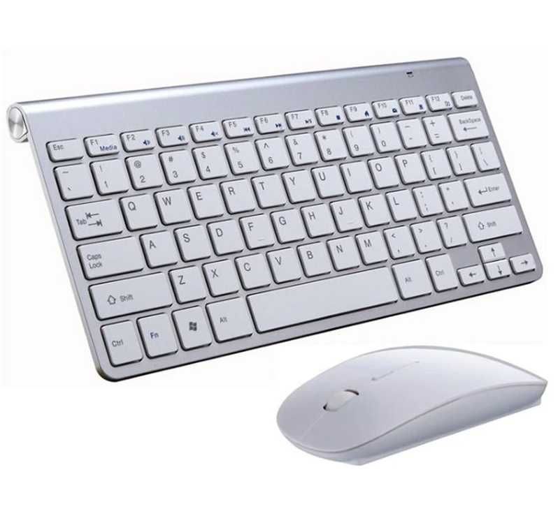 Set tastatura mouse fara fir wireless USB 2.4 G pt windows pc sau mac