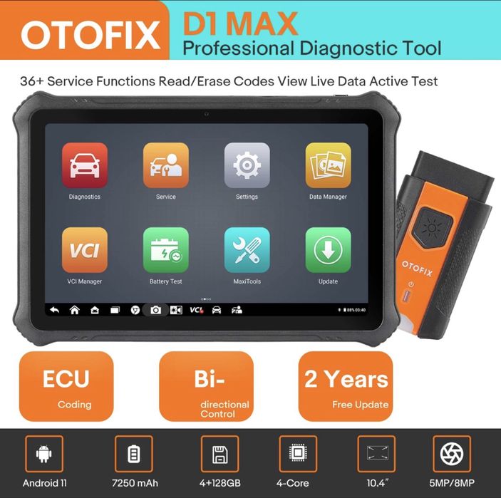 Tester/Diagnoza Autel-Otofix D1-Max Original cu 2 ani Update uri