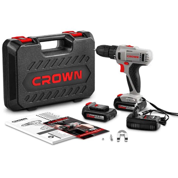 Аккумуляторный шуруповёрт CROWN CT21052LH-1.5 BMC | 12 В