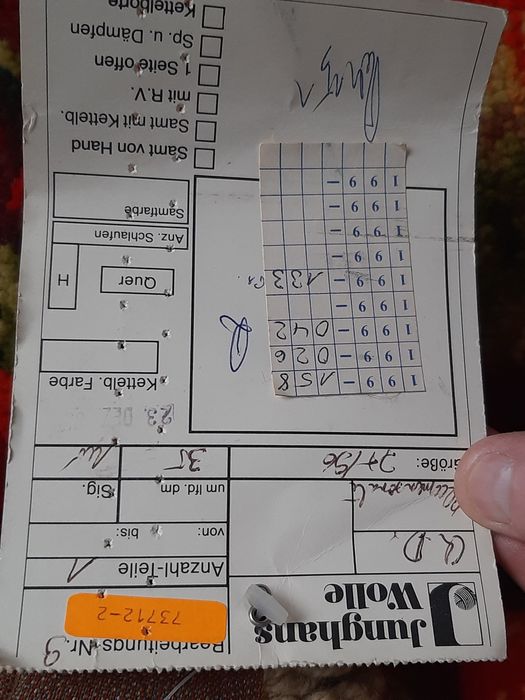 Carpeta perete lana 100%