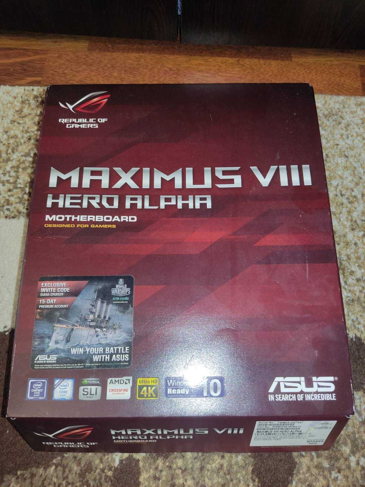 Перфектно дъно на сокет 1151 z170 Asus Maximus VIII Hero Alpha