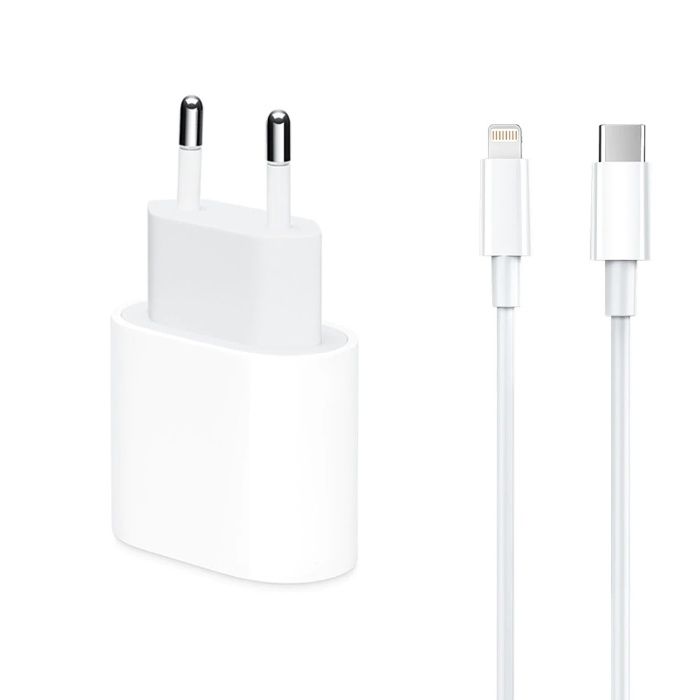 Kit apple incarcator original iphone 12/11, 13,14,15 cablu usb type c