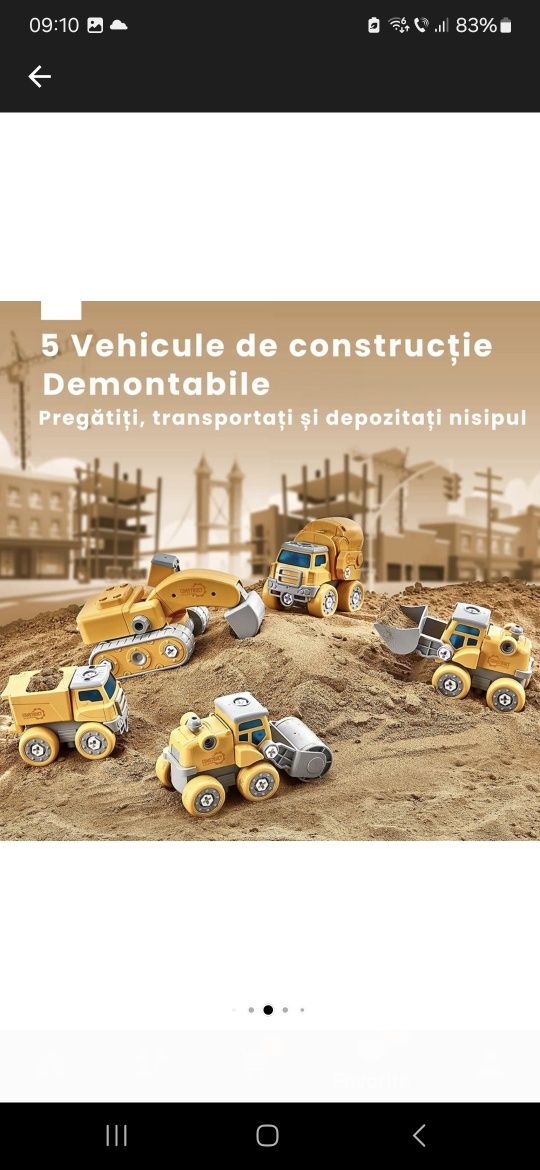 Set 5 utilaje de construcție