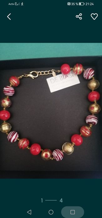 Бусы из муранского стекла