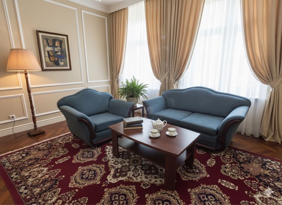 Комплект мебель для гостиной диван софа журнальный столик