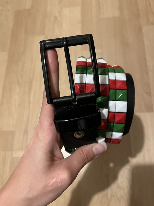 Колан бяло-зелено-червено