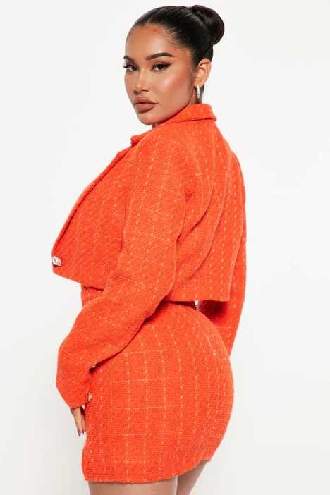 FASHION NOVA Комплект От Туид - Рокля и Болеро