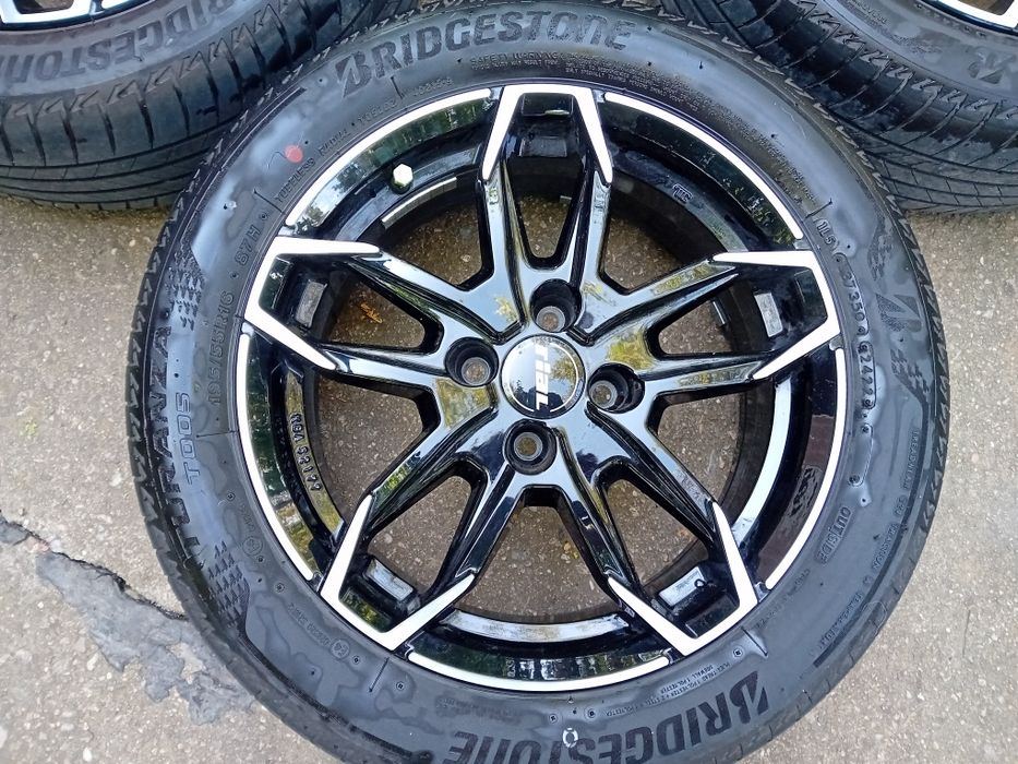 Jante Rial r 16 cu cauciucuri Bridgestone vara