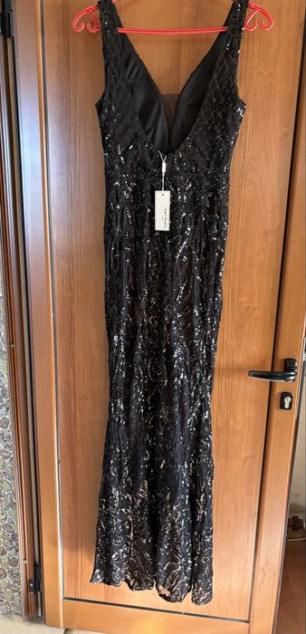 Черна официална рокля нова