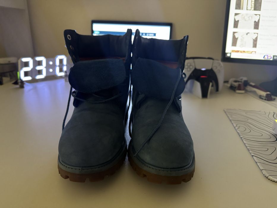 Bocanci timberland albastrii